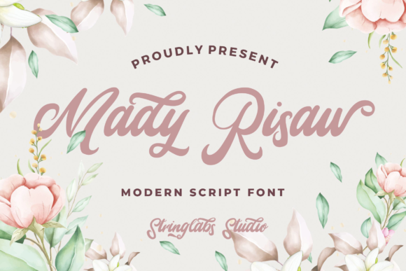 Mady Risaw Font Mady Risaw Font Poster 1