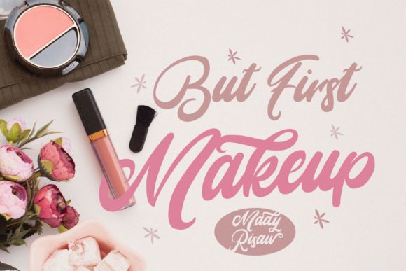 Mady Risaw Font Poster 2