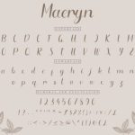 Maeryn Font Poster 5