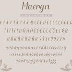 Maeryn Font Poster 8