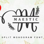 Maestic Font Poster 1