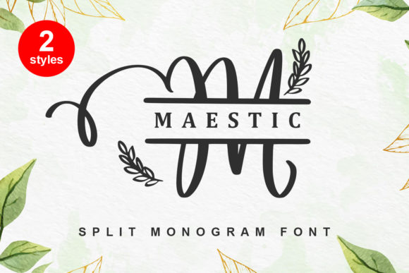 Maestic Font Poster 1