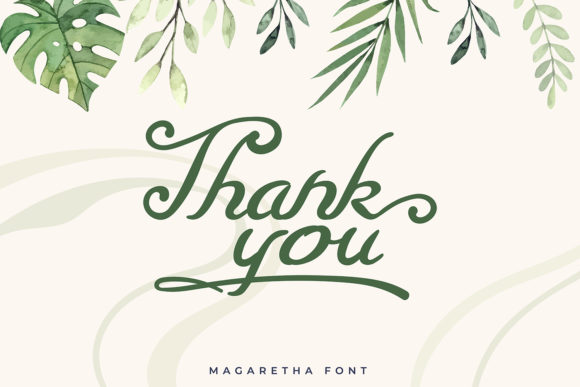 Magaretha Font Poster 6