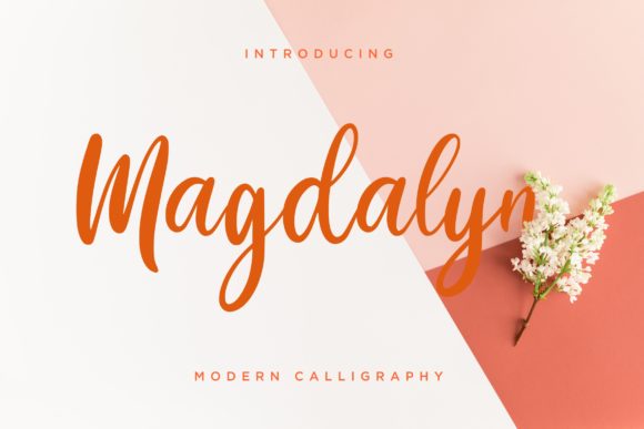 Magdalyn Font Poster 1