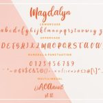 Magdalyn Font Poster 7