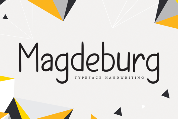 Magdeburg Font Poster 1