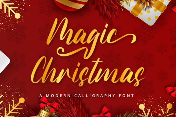 Magic Christmas Font Poster 1