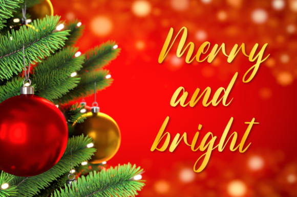 Magic Christmas Font Poster 8