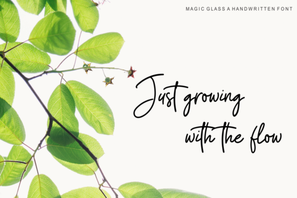 Magic Glass Font Poster 7