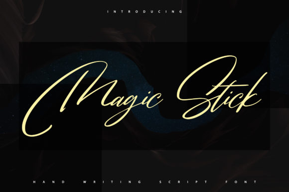 Magic Stick Font Poster 1