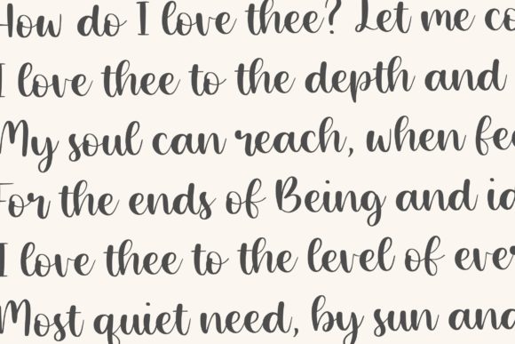 Magical Feather Font Poster 5