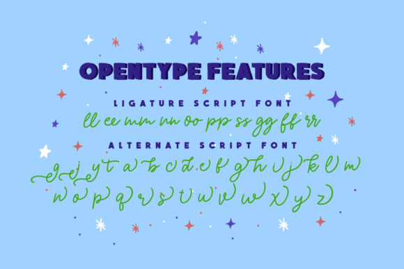 Magical Shiny Font Poster 6