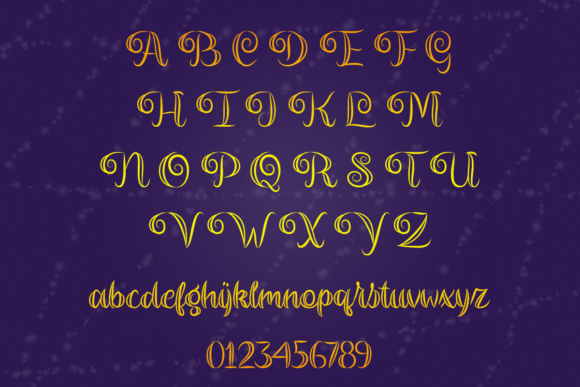 Magier Schrift Font Poster 2