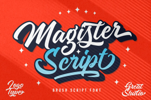 Magister Script Font Poster 1