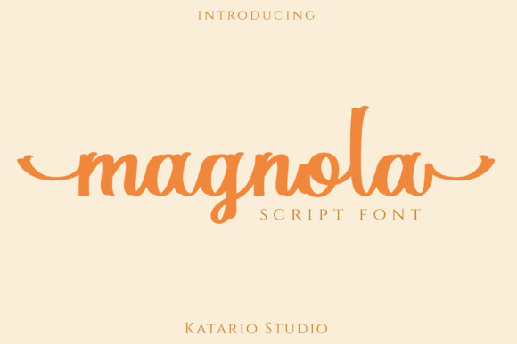 Magnola Font Poster 1