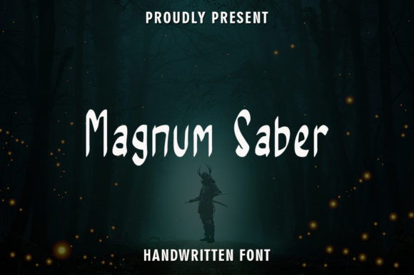 Magnum Saber Font Poster 1