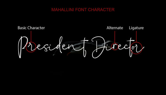 Mahallini Font Poster 3