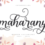 Maharany Font Poster 1