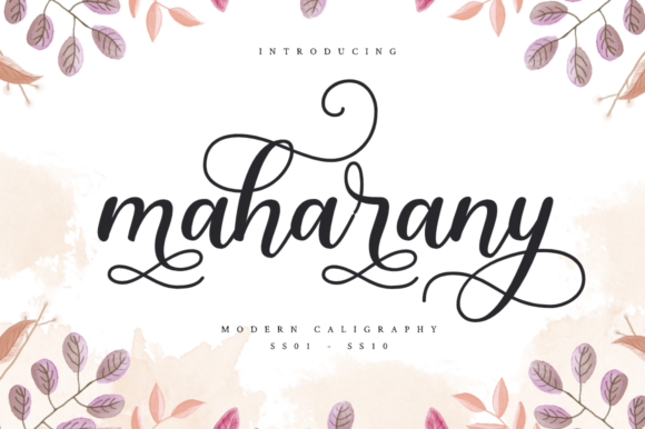 Maharany Font Maharany Font Poster 1