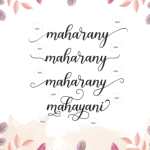 Maharany Font Poster 8