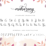 Maharany Font Poster 9