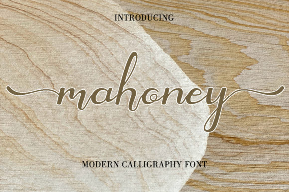 Mahoney Font Poster 1