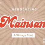 Mainsan Font Poster 1