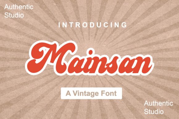 Mainsan Font Poster 1