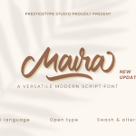 Maira Font Poster 1