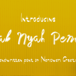 Mak Nyah Pencet Font Poster 1