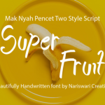 Mak Nyah Pencet Font Poster 5