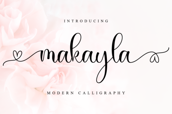 Makayla Font Poster 1