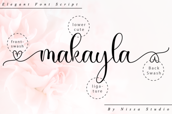 Makayla Font Poster 10