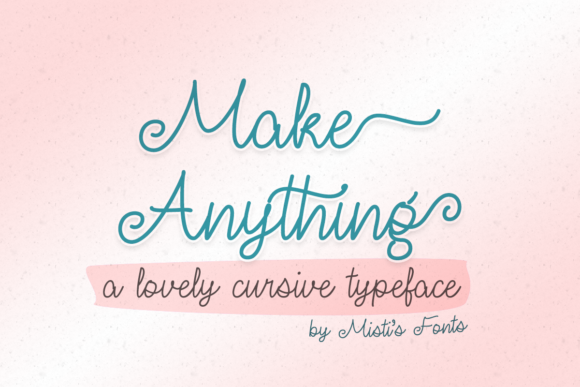 Make Anything Font Poster 1