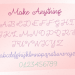 Make Anything Font Poster 2