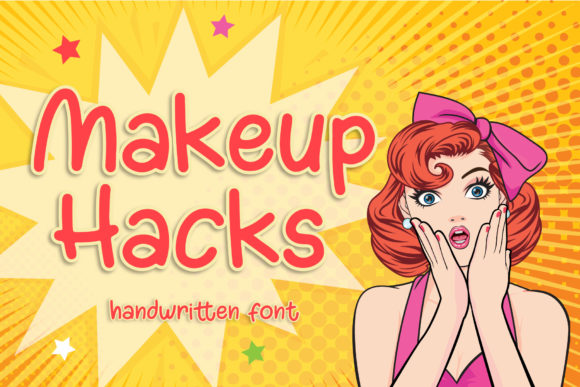 Makeup Hacks Font Poster 1