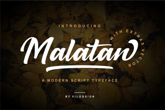 Malatan Font Poster 1