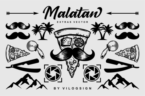 Malatan Font Poster 8