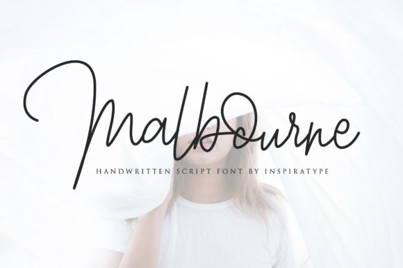 Malbourne Font Poster 1