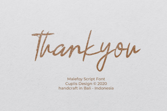 Malefoy Font Poster 11