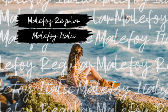 Malefoy Font Poster 10