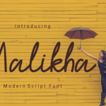 Malikha Font Poster 1