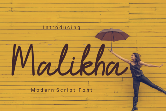 Malikha Font Poster 1