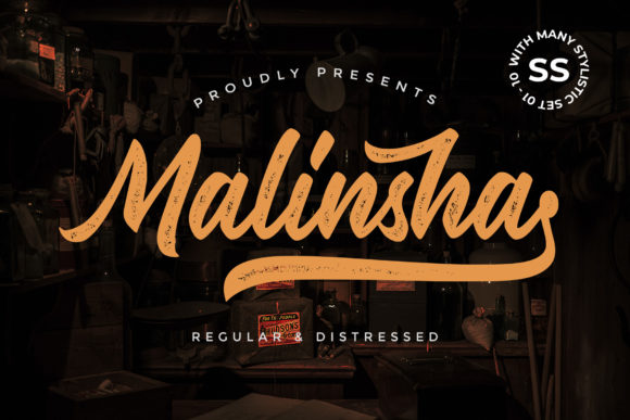 Malinsha Font Poster 1