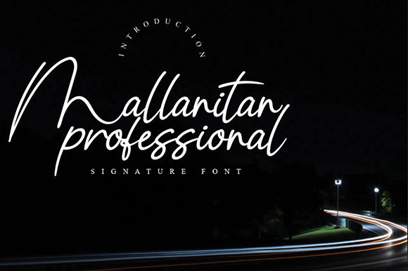 Mallanitan Font Poster 1