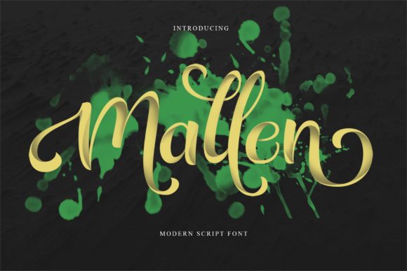 Mallen Font Poster 1