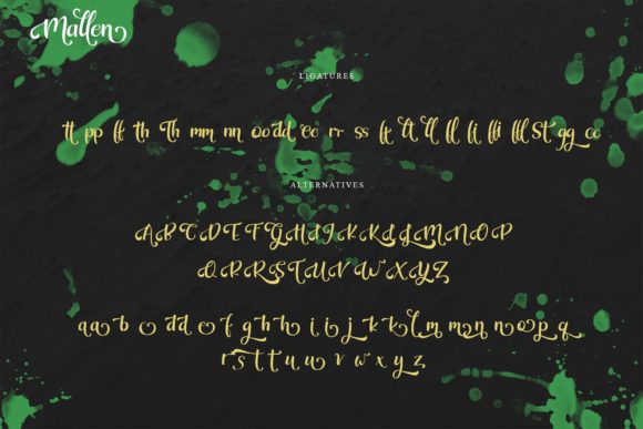 Mallen Font Poster 4