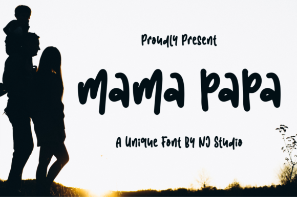 Mama Papa Font Mama Papa Font Poster 1