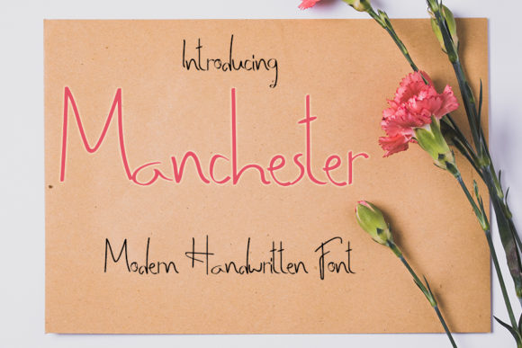 Manchester Font Poster 1