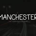 Manchester Font Poster 1
